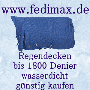 Regendecke für PRE im Offenstall