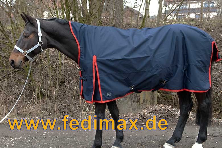 Regendecke ohne Füllung für schmalen Holsteiner